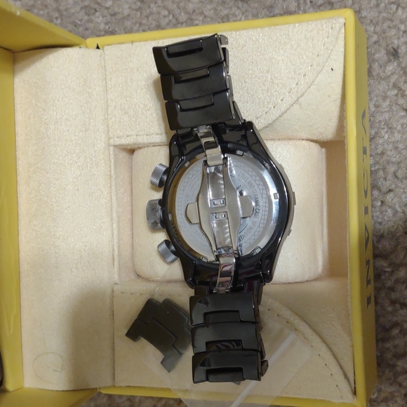 Invicta Bolt Ceramic/Sport, Black/Blue 50mm - Picture 5 of 9